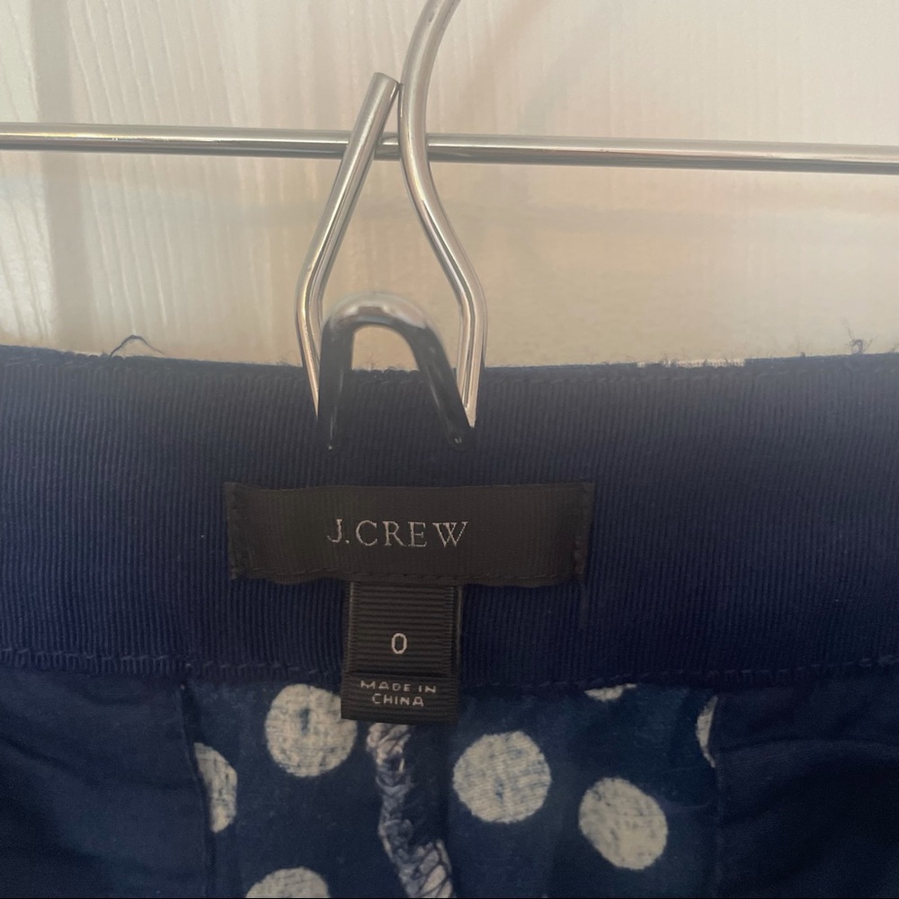Blue and White Polka Dot Shorts - Picture 4 of 5